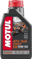 Engine Oil, 4T ATV-SXD Power, Synthetic, 10W50, 1 Liter, Each