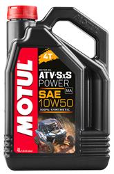 Engine Oil, ATV-UTV LINE, ATV-SXS POWER 4T 10W50 4X4L, Case of 4