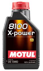 Engine Oil, 8100 X-Power, Synthetic, 10W60, 1 Liter, Each