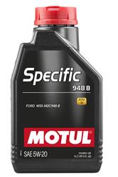 Engine Oil, Motul Specific, 948 B, Synthetic, 5W20, 1 liter, Each