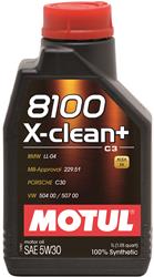 Engine Oil, 8100 X-Clean, Synthetic, 5W30, 1 Liter, Set of 12