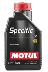 Engine Oil, SPECIFIC 5122 0W20 - 1L - Synthetic Engine Oil