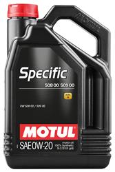 Engine Oil, SPECIFIC 508 00 509 00 0W20 - 5L - Synthetic Engine Oil