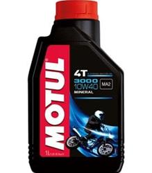 Engine Oil, 3000 4T Motorcycle, Mineral, 10W40, 1 Liter, Set of 12