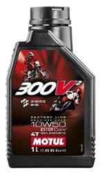 Engine Oil, RACING ENGINE OIL (ESTER CORE), 300V² FL RR OR 10W50 12X1L NEW, Case of 12