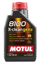 Oil, 8100 X-CLEAN GEN2 5W-40 1L , Each