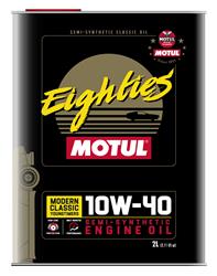 Engine Oil, Classic Eighties, Semi-Synthetic, 10W40, 2 Liters, Each