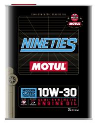 Engine Oil, Classic Nineties, Semi-Synthetic, 10W30, 2 Liters, Each