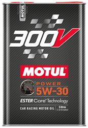 Engine Oil, 300V Synthetic Power/Power Racing Oil, 5W30, Synthetic, 5 liters, Each