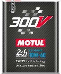 Engine Oil, 300V Synthetic Le Mans, 10W60, Synthetic Ester Core Technology, 2 liters, Each