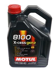 Engine Oil, 8100 X-Cess Gen 2, Synthetic, 5W40, 5 Liter, Each