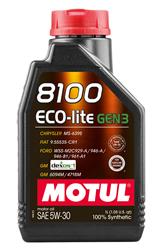 Engine Oil, 8100 Eco-Lite, Synthetic, 5W30, 1 Liter, Each