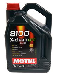 Engine Oil, 8100 X-Clean EFE, Synthetic, 5W30, 5 Liter, Each