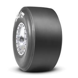 Tire, ET Drag Slick, 28x10.5-15W, Bias-Ply, M5 Compound, Stiff Sidewall, Solid White Letters, Each