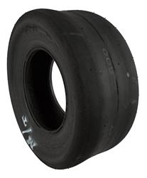 Tire, ET Drag Slick, 28 x 10.5-15, Bias-Ply, Stiff Sidewall, L8 Compound, Solid White Letters, Each