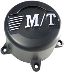 Center Cap, Closed, Bolt-on, Plastic, Black, Mickey Thompson Logo, 3.346 in. Diameter, Each