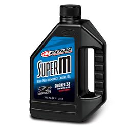 Motor Oil, Super M, Pre-Mix, Powersports, Semi-Synthetic, One Liter, 2-Cycle, Each