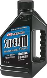 Motor Oil, Super M, Pre-Mix, Powersports, Semi-Synthetic, 16 oz., 2-Cycle, Each