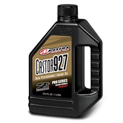 Motor Oil, Castor 927, Pre-Mix, Powersports, Mineral, One Liter, 2-Cycle, Each