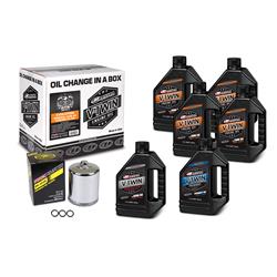 Motor Oil Change Kit, V-Twin Oil Full Change, Canister Style Oil Filter, Chrome Plated, 6 qts. 20W50 Motor Oil, Harley-Davidson®, Kit