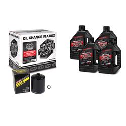 Motor Oil Change Kit, V-Twin Oil Quick Change, Canister Style Oil Filter, Black, 4 qts. Synthetic 20W50 Motor Oil, Harley-Davidson®, Kit