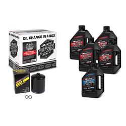 Motor Oil Change Kit, V-Twin Oil Full Change, Canister Style Oil Filter, Black, 5 qts. Synthetic 20W50 Motor Oil, Harley-Davidson®, Kit