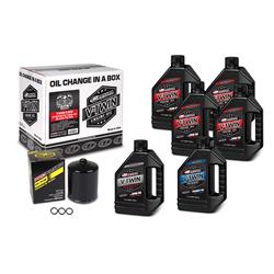 Motor Oil Change Kit, V-Twin Oil Full Change, Canister Style Oil Filter, Black, 6 qts. Synthetic 20W50 Motor Oil, Harley-Davidson®, Kit