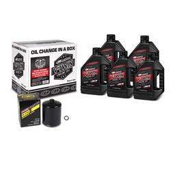 Motor Oil Change Kit, V-Twin Oil Quick Change, Canister Style Oil Filter, Black, 5 qts. Synthetic 20W50 Motor Oil, Harley-Davidson®, Kit