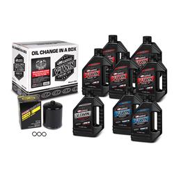 Motor Oil Change Kit, V-Twin Oil Full Change, Canister Style Oil Filter, Black, 8 qts. Synthetic 20W50 Motor Oil, Harley-Davidson®, Kit