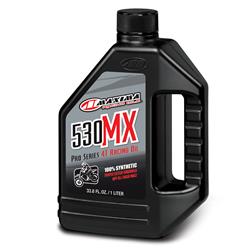 Engine Oil, Maxum4 530MX 4T Racing Oil, Synthetic, 5W30, 1 Liter, Meets MA Specifications, Each