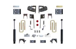 Suspension Lowering Kit, Flip Kit/Lift Shackle, 4 in. Rear, Chevrolet, GMC, Kit