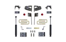 Flip Kit, Rear, Steel, Gray Powdercoated, 5 in. Drop, Chevy, GMC, Kit