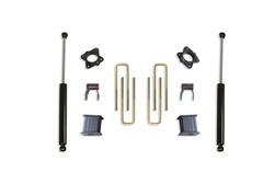 3" Spacer, 5" Blks, U-Bolts,1" Shackle, Maxtrac Rear Shocks