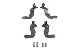 Control Arm Bracket, Geometry Correction Brackets, Bolt-on, Steel, Gray, Jeep, Kit