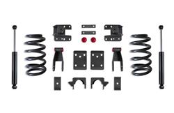 Suspension Lowering Kit, Front Coil Spring, Rear Flip Kit, 2 in. Front Drop, 4 in. Rear Drop, Chevy, GMC, Kit