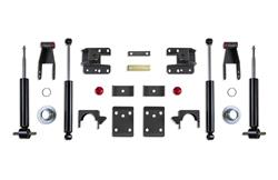 Suspension Lowering Kit, Front Lowering Strut, Rear Flip Kit, 2 in. Front Drop, 4 in. Rear Drop, Chevy, GMC, Kit