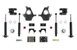 Suspension Lowering Kit, Front Spindle, Rear Flip Kit, 3 in./4 in. Front Drop, 5 in./6 in. Rear Drop, Chevy, GMC, Kit