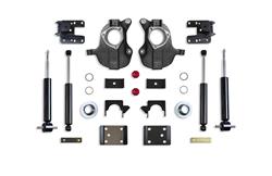 Suspension Lowering Kit, Front Spindle/Strut, Rear Flip Kit, 2-5 in. Front Drop, 5-6 in. Rear Drop, Chevy, GMC, Kit