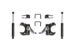 Suspension Lowering Kit, Front Spindle, Rear Flip Kit, 3 in. Front Drop, 5 in. Rear Drop, Chevy, Kit