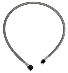 Hose, Braided Stainless Steel, -3 AN Female End, Black, -4 AN Female End, Black, 24 in. Length, Each