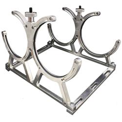 Nitrous Bottle Brackets, Billet Aluminum, Dual, 10/12/15 lb. Bottles, Each