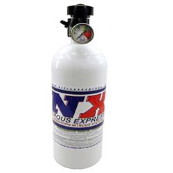 Nitrous Bottle; 15 lb.; w/Pure-Flo Valve