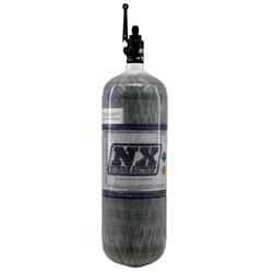 Nitrous Bottle, 12 lbs., Carbon Fiber, Natural, Each