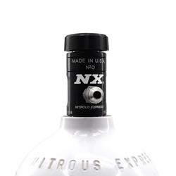 Nitrous Bottle Valve; Pur-Flo 45 Motorcycle Bottle Valve; Fits 15 lb. Bottle; Standard; Chrome