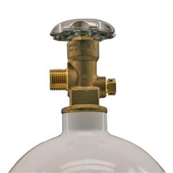 Nitrous Bottle Valve; Pure-Flo Bottle Valve; Fits 15 lb. Bottle; Standard;