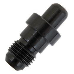 Bottle Nipple, Nitrous Oxide, Aluminum, Black Anodized, -6 AN, Each
