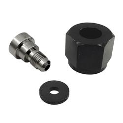 Nitrous Bottle Nipple, D-4 Nipple and Nut For CO2 Valve, with Gasket, Each