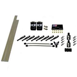 Nitrous Plumbing Kit, V8, 1/16 Dry Nozzle Intake Plumbing Kit, w/ All Necessary Hardware
