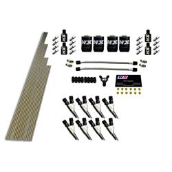Nitrous Plumbing Kit, V8, STD Nozzle Intake Plumbing Kit, w/ All Necessary Hardware