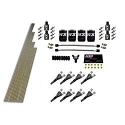 Nitrous Plumbing Kit, V8, Shark Nozzle Intake Plumbing Kit, w/ All Necessary Hardware